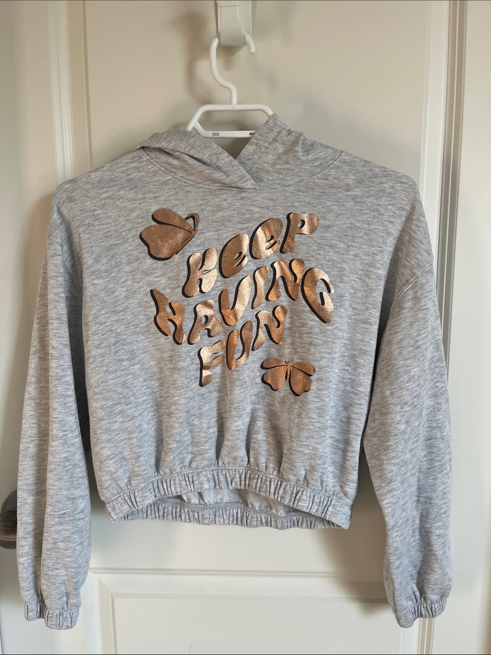 H&M Gray Hoodies for Girls